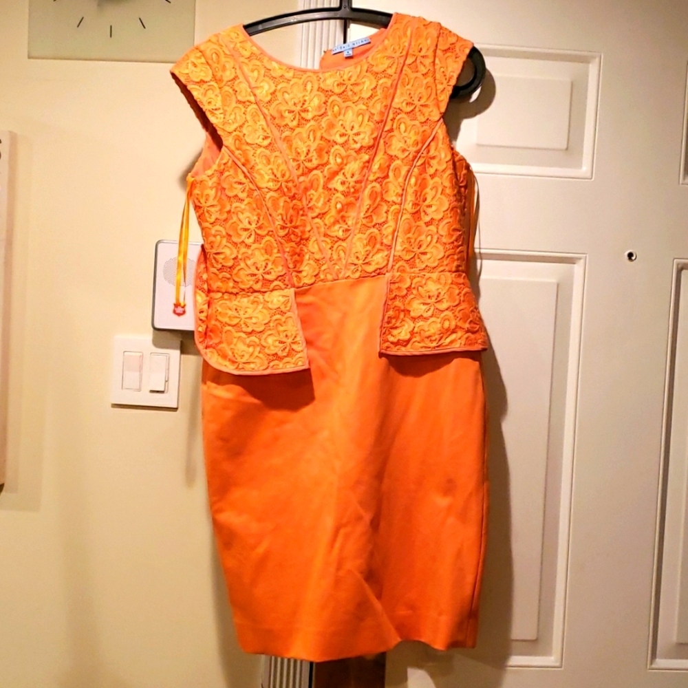Light orange dress